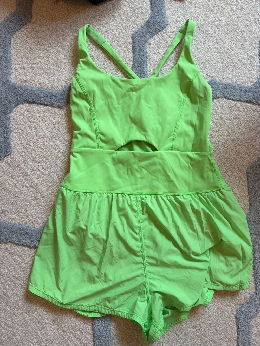 FP Movement by Free People Neon Lime Active Romper
